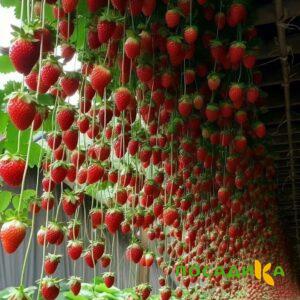 Клубника ампельная Анастасия купить по цене от 370р. в интернет-магазине «Посадика» с доставкой почтой в в Суздалье и по всей России – [изображение №1].